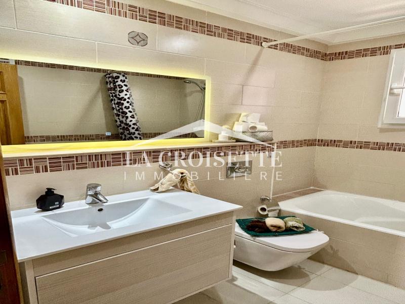 Appartement meublé S+3 avec terrasse aux Jardins de Carthage